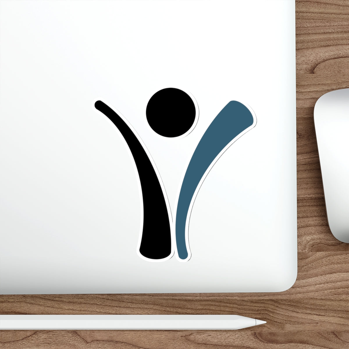 Die-Cut Sticker - Living with Purpose Blue Man