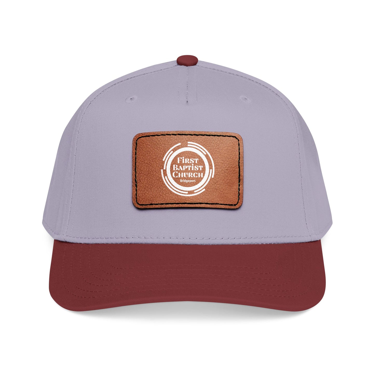 Leather Patch Baseball Cap – First Baptist Church