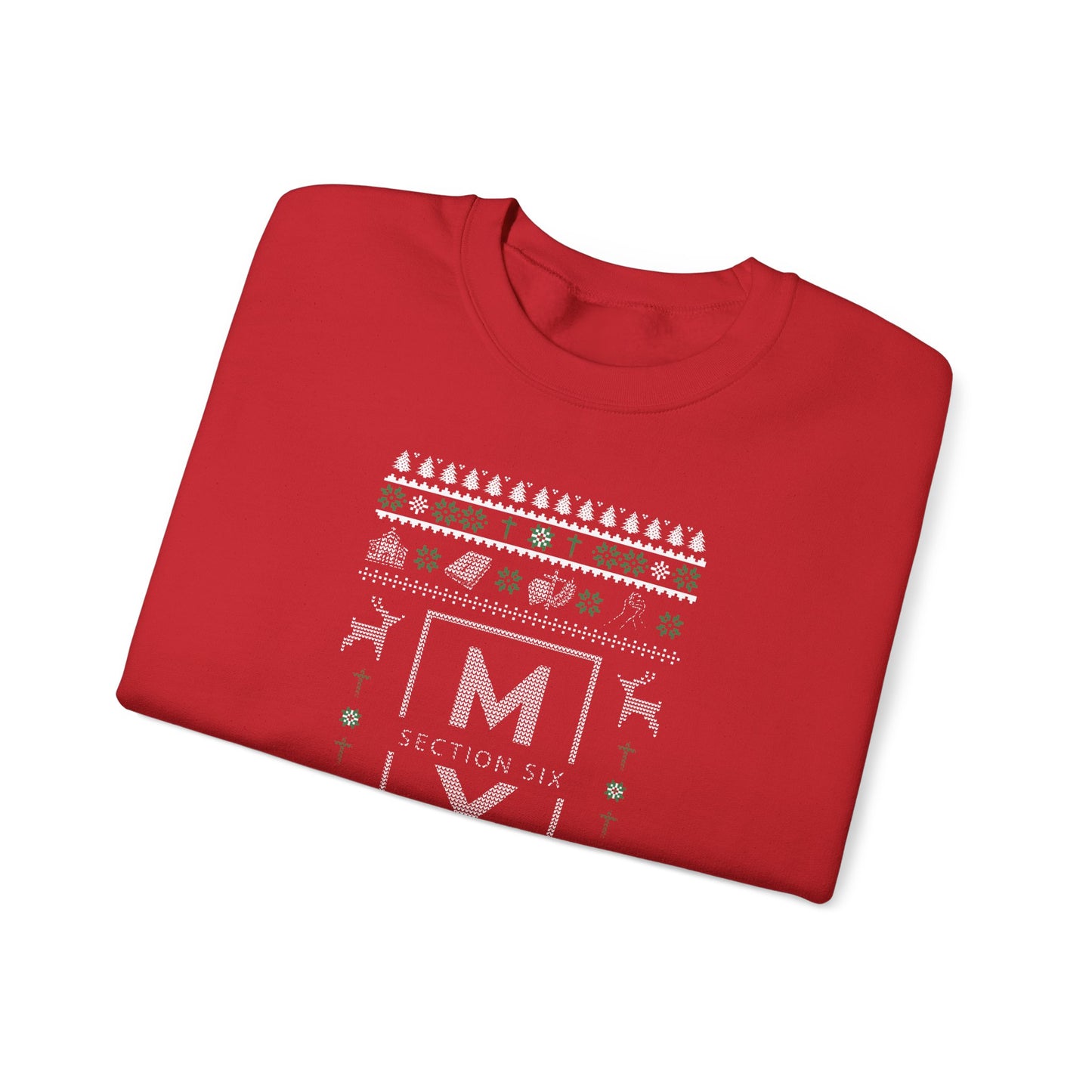 ADULT - Christmas Crewneck Sweatshirt - MS Section 6 Youth
