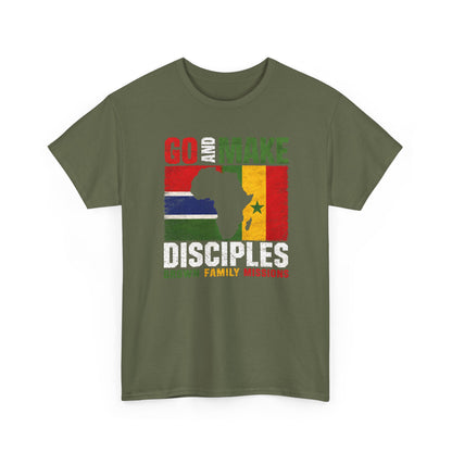 Go and Make Disciples T‑Shirt - Brown Family Missions