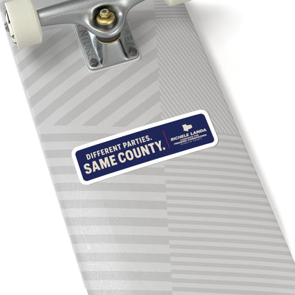 Regular Sticker - Different Parties- Same County