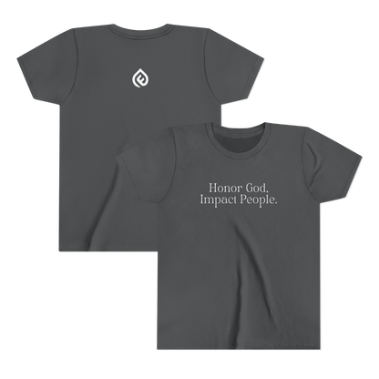 Youth - Premium T-shirt "Honor God, Impact People" - FAC Aurora