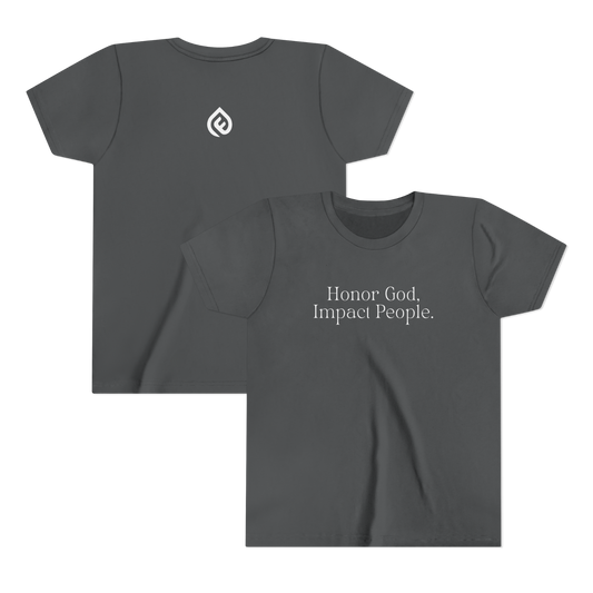 Youth - Premium T-shirt "Honor God, Impact People" - FAC Aurora