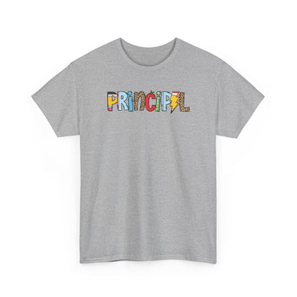 Principal Colorblock T-Shirt- Fun School Staff Gift
