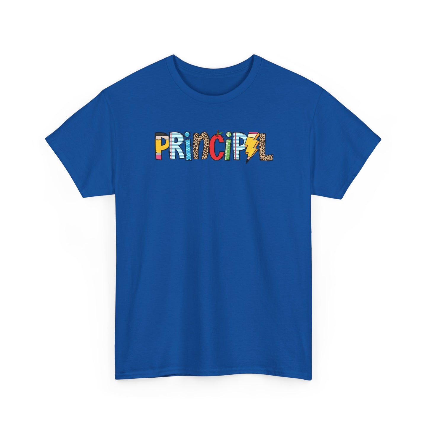 Principal Colorblock T-Shirt- Fun School Staff Gift