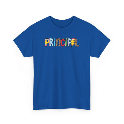 Principal Colorblock T-Shirt- Fun School Staff Gift
