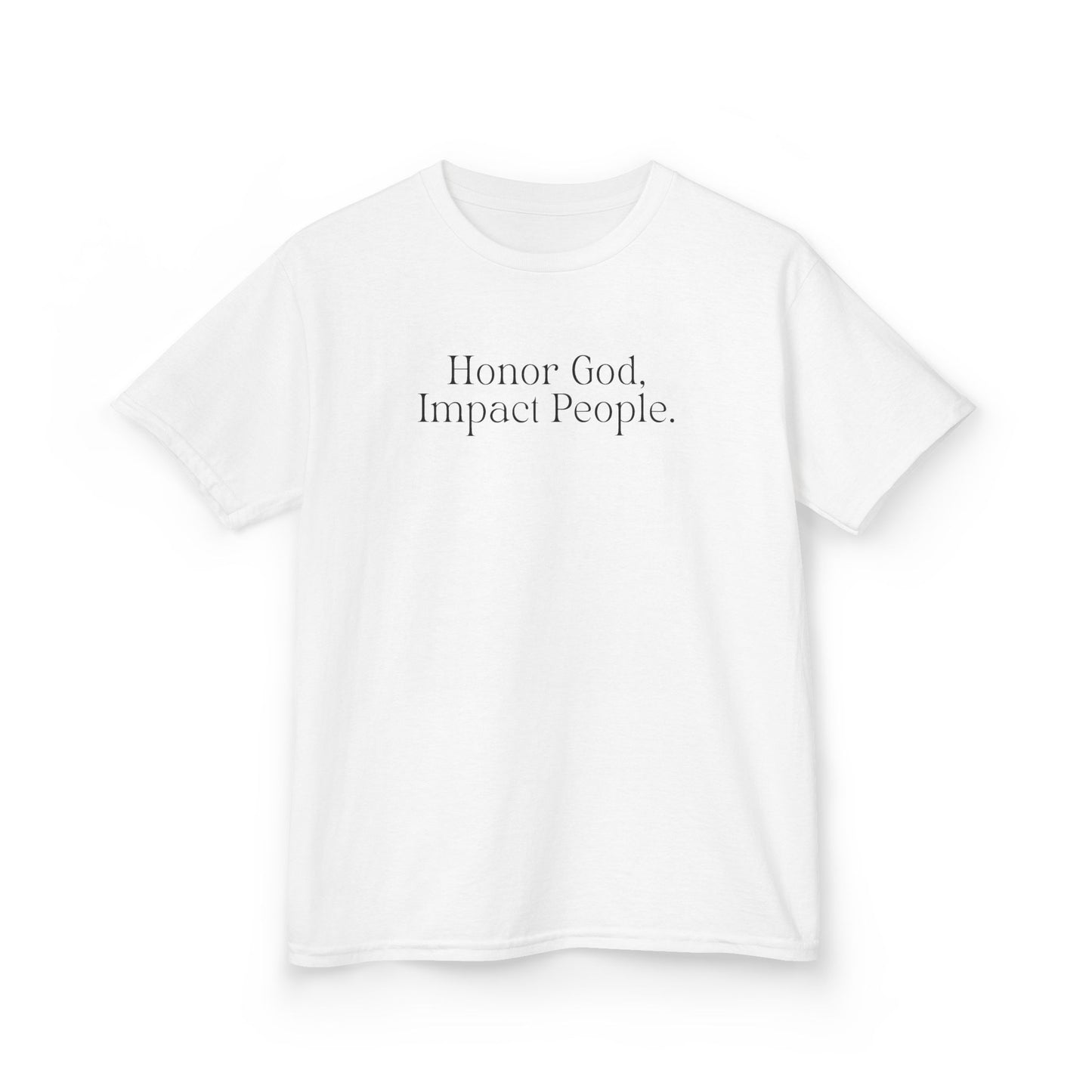 Youth - Basic T-shirt Honor God, Impact People - FAC Aurora