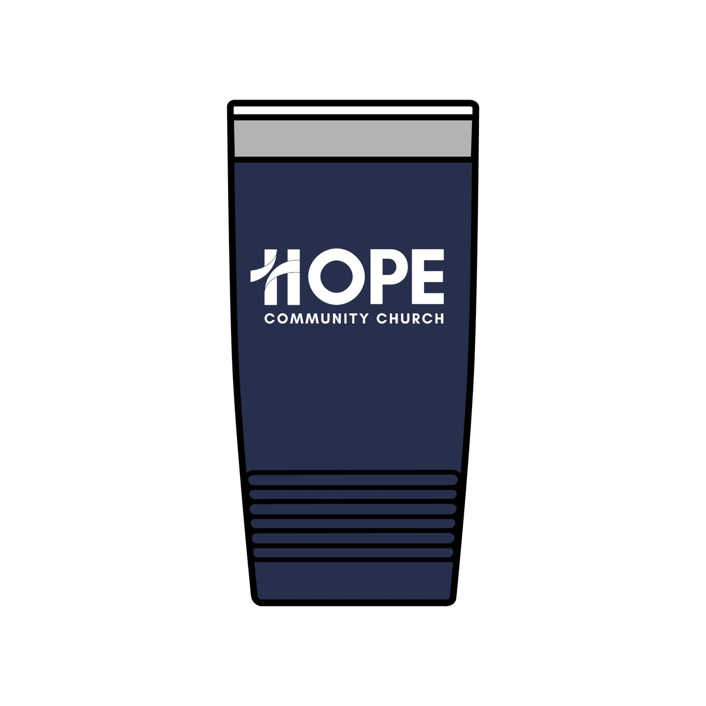 Hope Community Church 20oz Insulated Tumbler — Travel Mug for Coffee & Cold Drinks