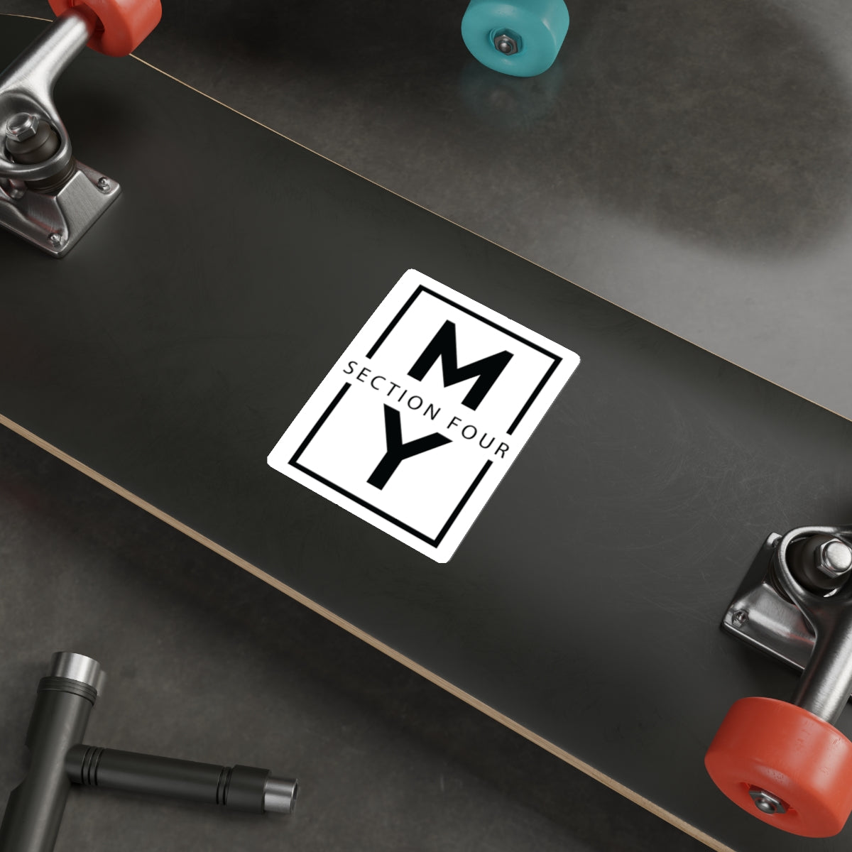 MY Section Four Die-Cut Sticker