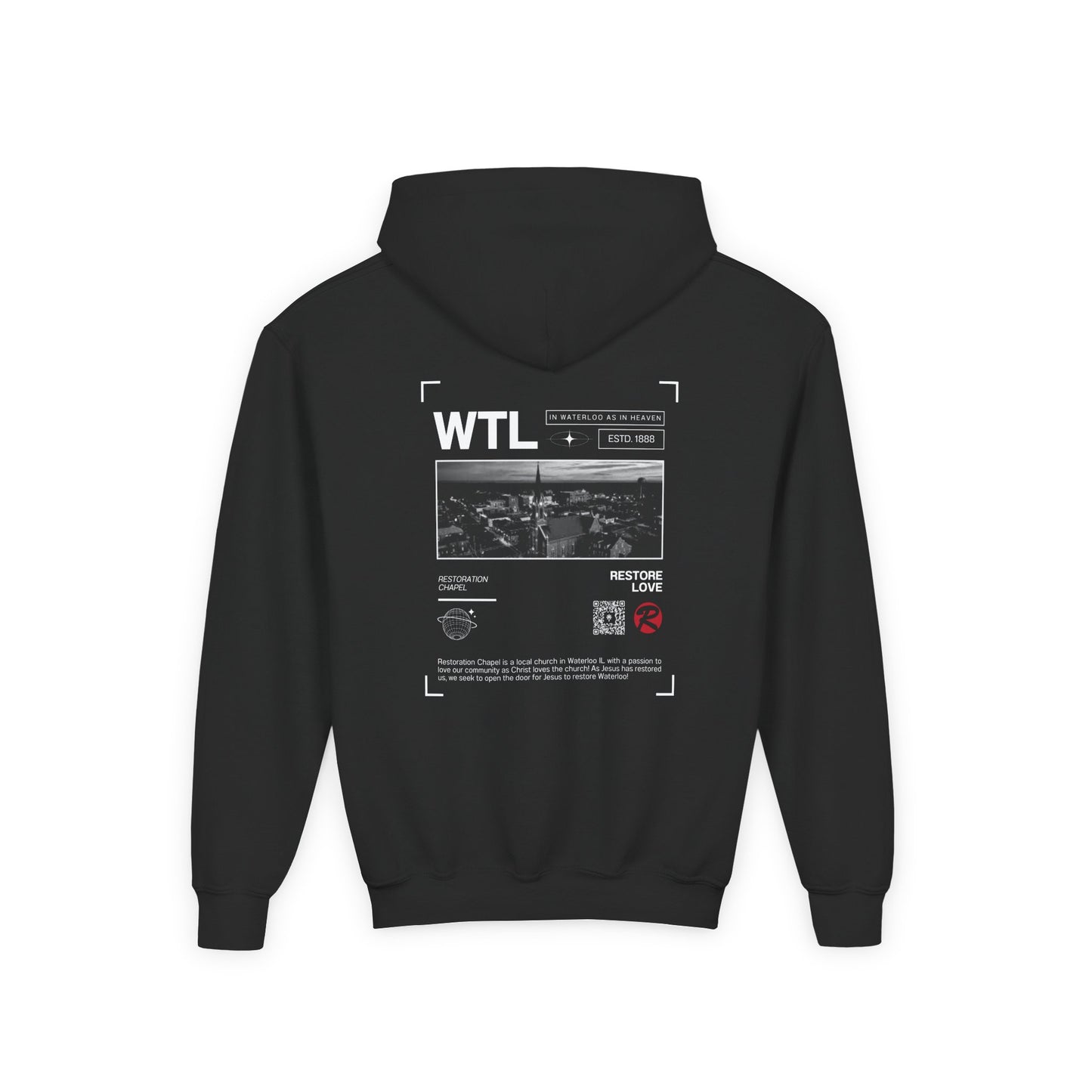 YOUTH - Basic Hoodie WTL - Restoration Chapel