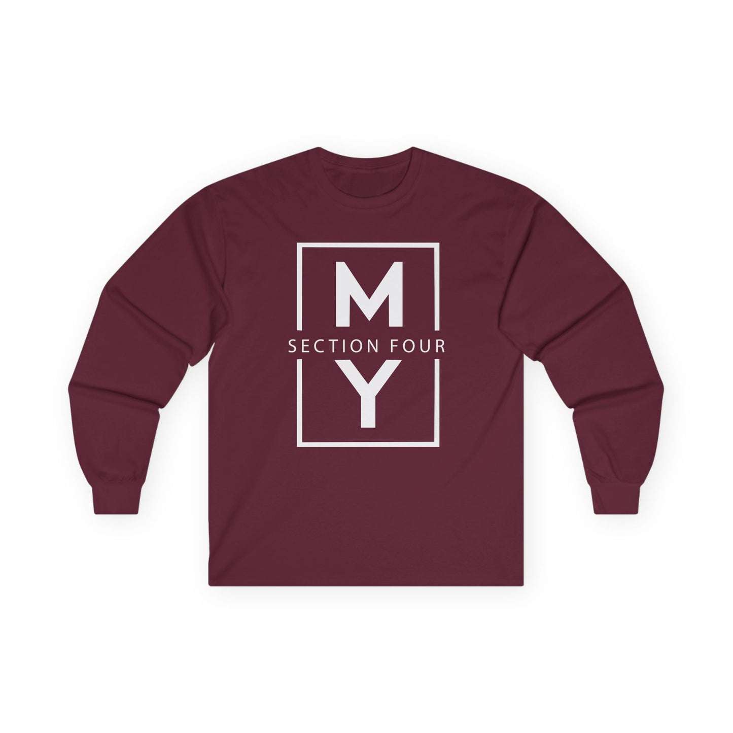 Adult - Cotton Long Sleeve Tee - MS Section 4 Youth