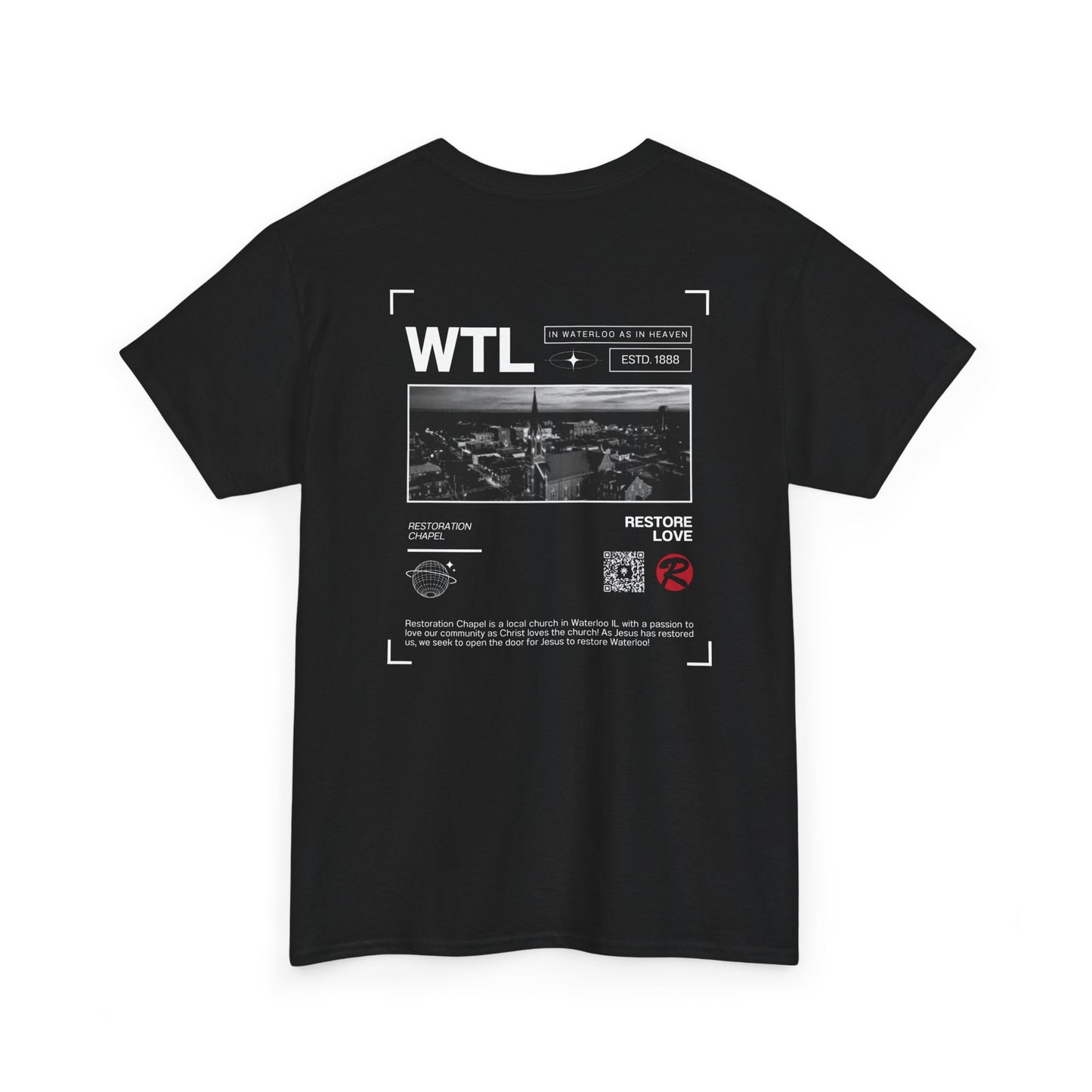 ADULT - Basic T-shirt WTL - Restoration Chapel