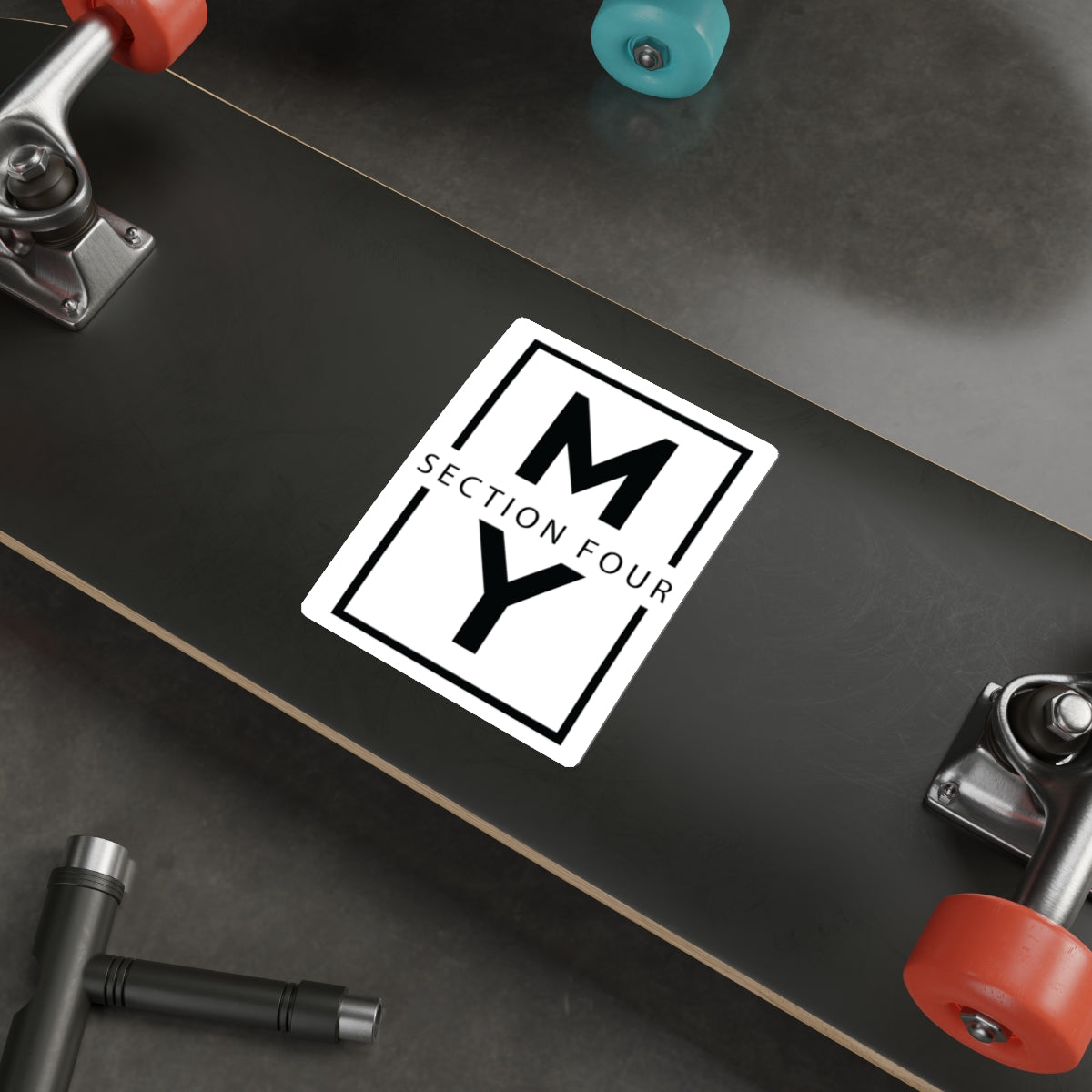 MY Section Four Die-Cut Sticker