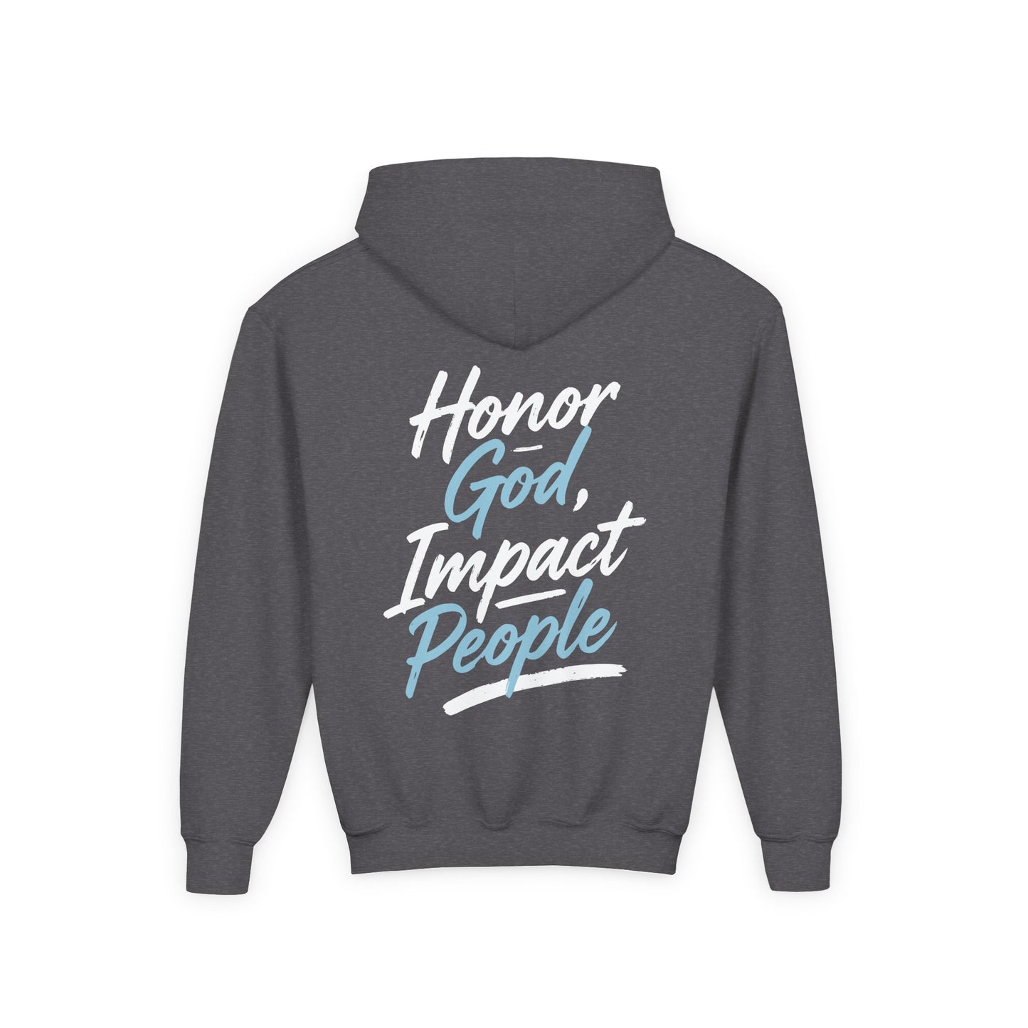 Youth - Basic Hoodie "Honor God, Impact People" - FAC Aurora