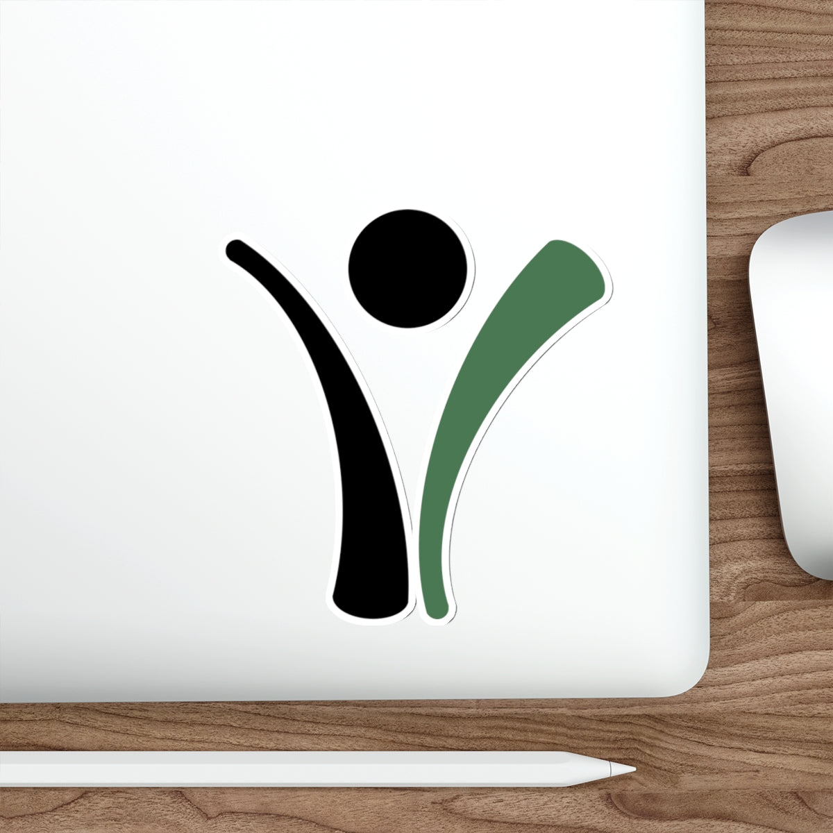 Die-Cut Sticker - Living with Purpose Green Man