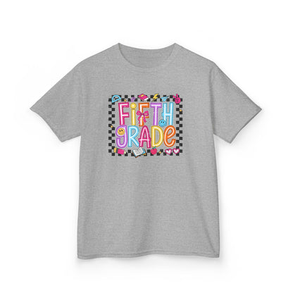 Girls - Fifth Grade Kids T‑Shirt — Colorful Back-to-School Tee