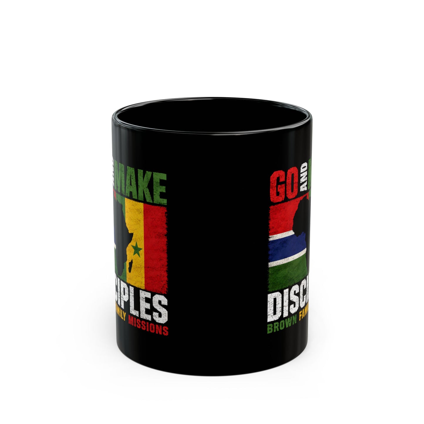 Go and Make Disciples Black Mug - Brown Family Missions