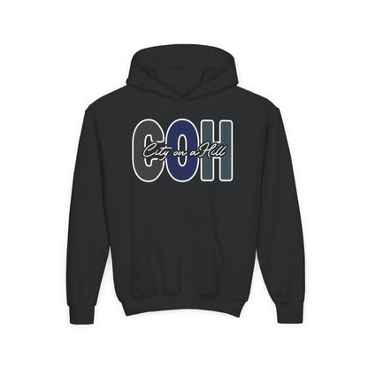 YOUTH - Classic Pullover Hoodie - City on a Hill