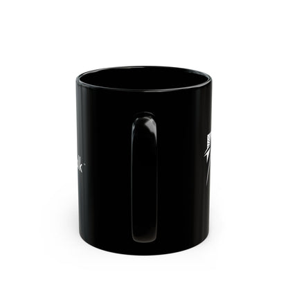 The Crosswalk Church Black Mugs