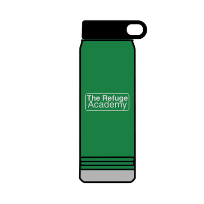 32oz Insulated Water Bottle - The Refuge Academy Logo