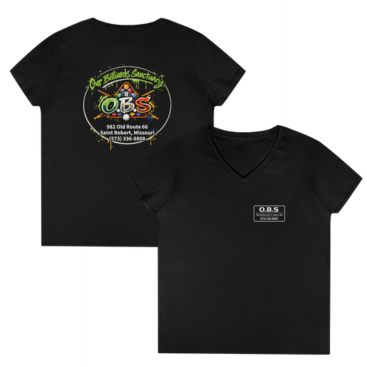 Ladies' V-Neck T-Shirt - Mariahs Full Circle