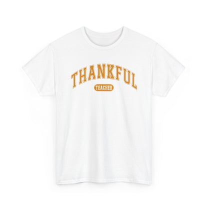 Thankful Teacher Shirt | Fall Teacher T-Shirt | Gildan Teacher Tee | Cute Thanksgiving Teacher Outfit | Teacher Gift Top
