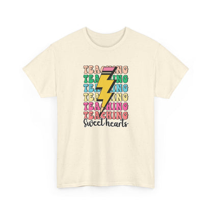 Teaching Sweetheart T-Shirt - Retro Lightning Teacher Gift