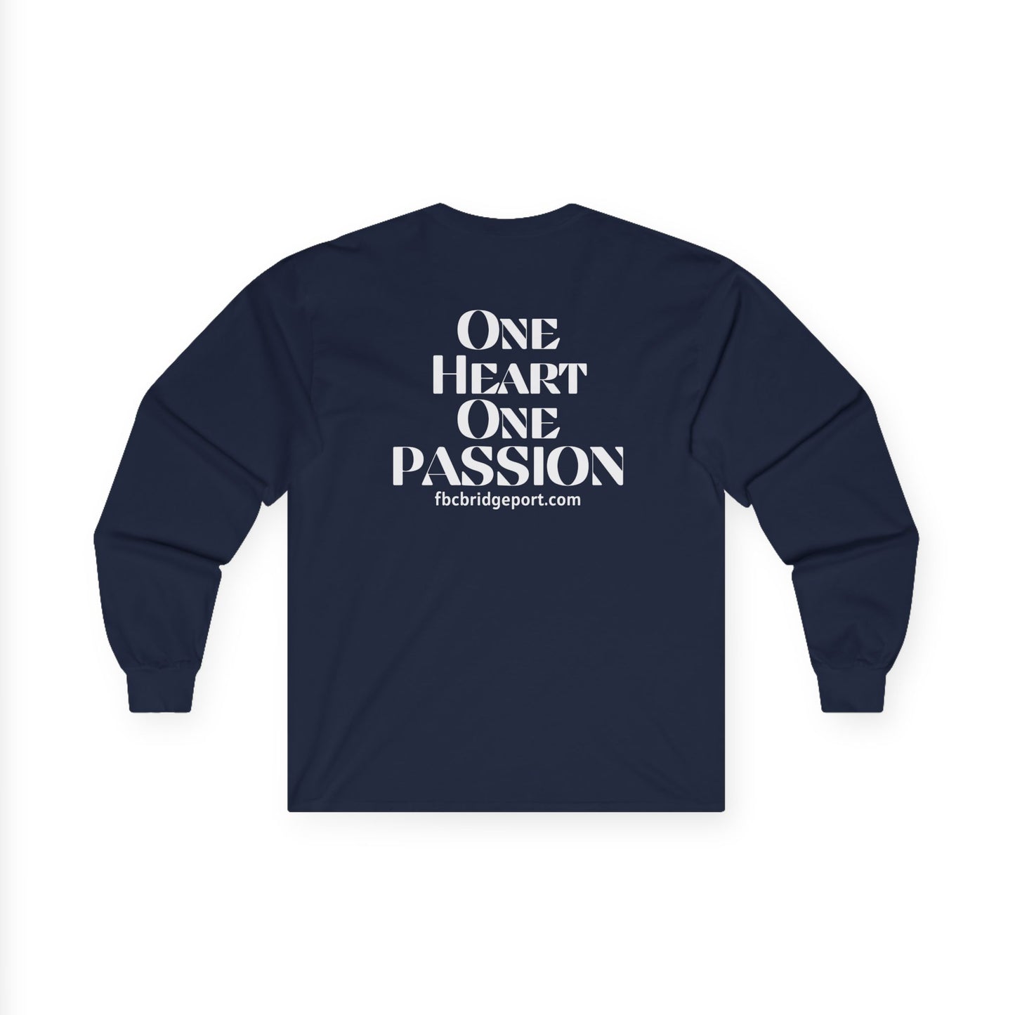 Adult - Basic Long Sleeve Tee - One Heart One Passion