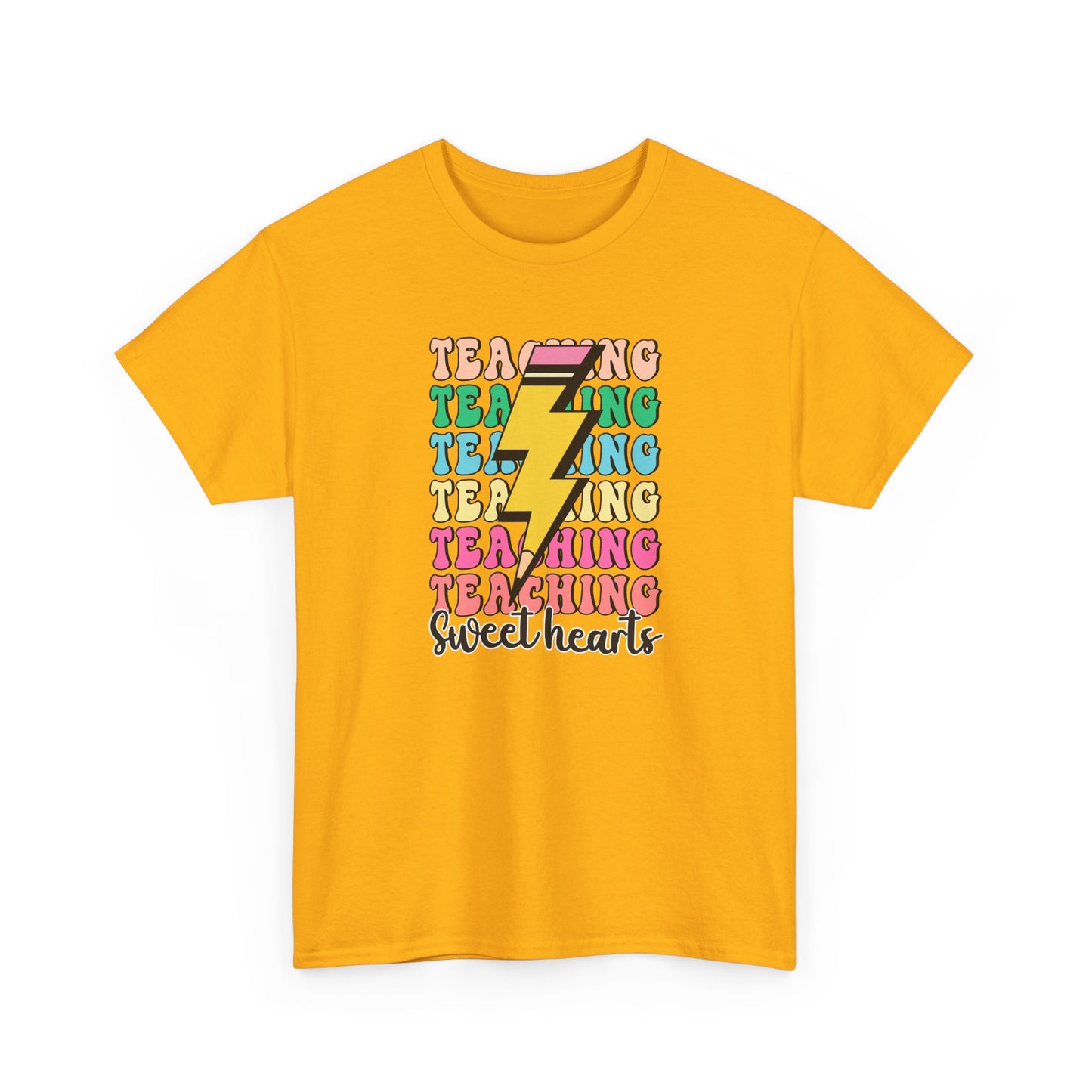 Teaching Sweetheart T-Shirt - Retro Lightning Teacher Gift