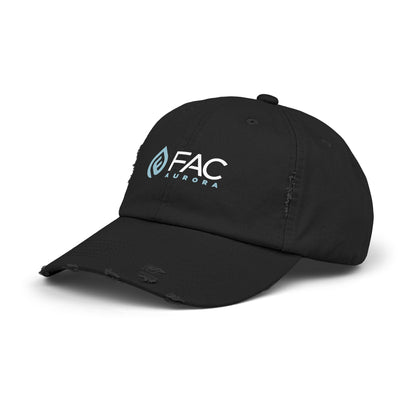 Embroidered Distressed Cap — FAC Aurora