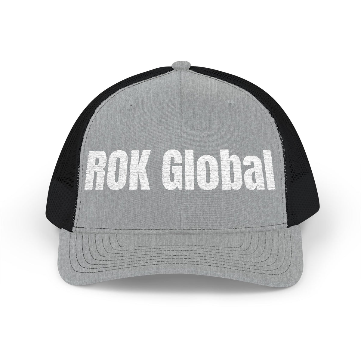 Black and White Trucker Cap - ROK Global