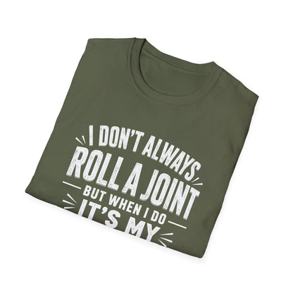 Funny Injury T-Shirt – “I Don’t Always Roll a Joint… It’s My Ankle” Tee