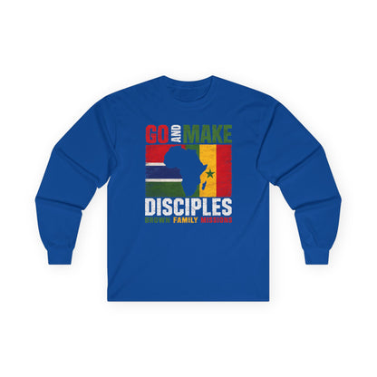 Go and Make Disciples Long Sleeve Tee - Brown Family Missions