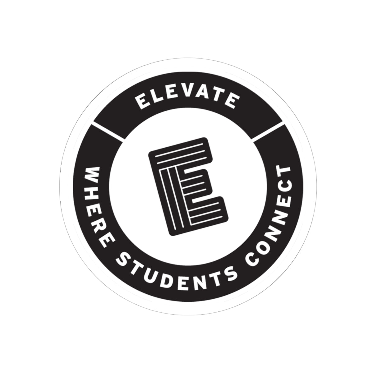 Kiss-Cut Sticker - Elevate Where Student Connects