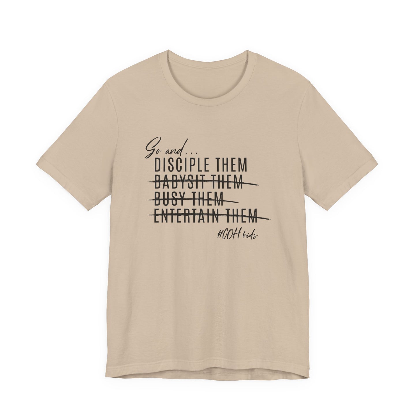 ADULT - Premium Cotton T-Shirt - Disciple Them T-Shirt