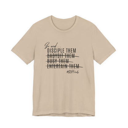 ADULT - Premium Cotton T-Shirt - Disciple Them T-Shirt