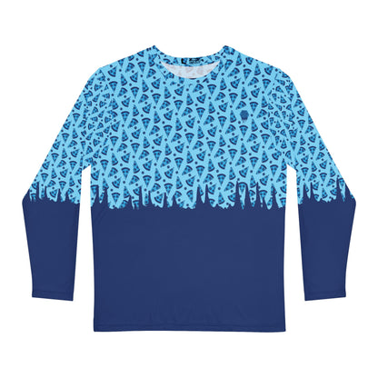 Adult Frozen Pizza Drip Long Sleeve Shirt