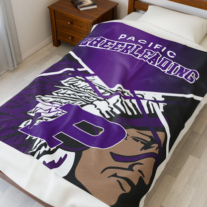 Velveteen Plush Blanket - Pacific Indian's Cheer