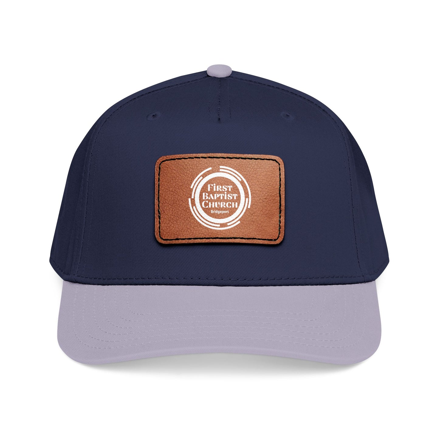 Leather Patch Baseball Cap – First Baptist Church