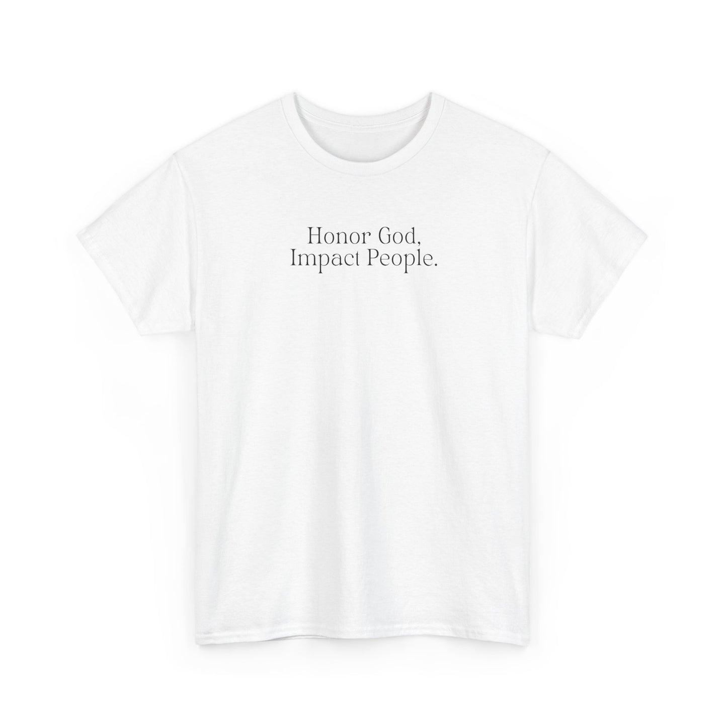 Adult - Honor God, Impact People Basic T-Shirt - FAC Aurora