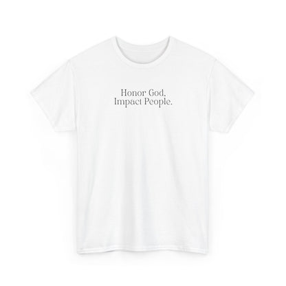 Adult - Honor God, Impact People Basic T-Shirt - FAC Aurora