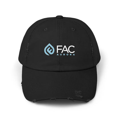 Embroidered Distressed Cap — FAC Aurora