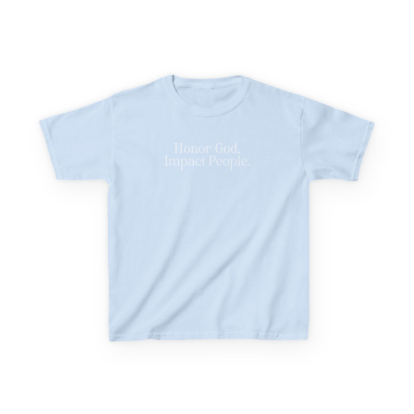 Youth - Basic T-shirt Honor God, Impact People - FAC Aurora