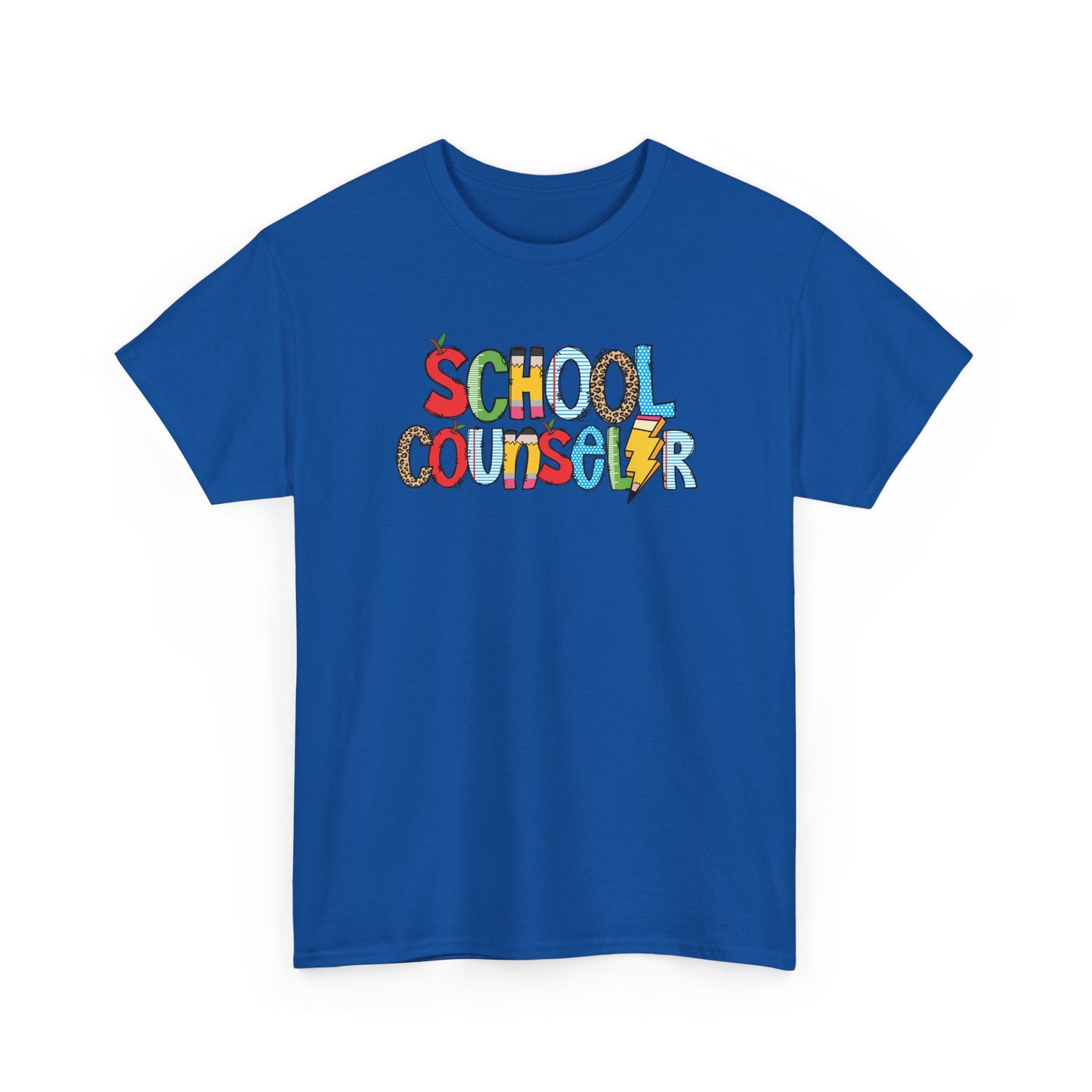 School Counselor Colorblock T-Shirt- Fun School Staff Gift
