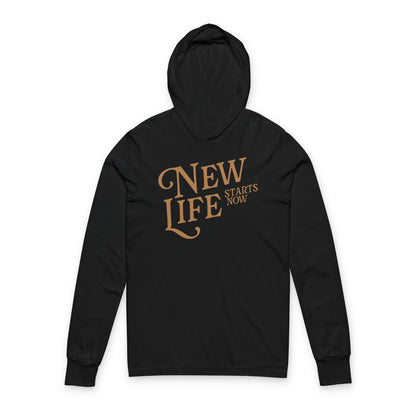 Hooded Long Sleeve Tee - New Life Terre Haute