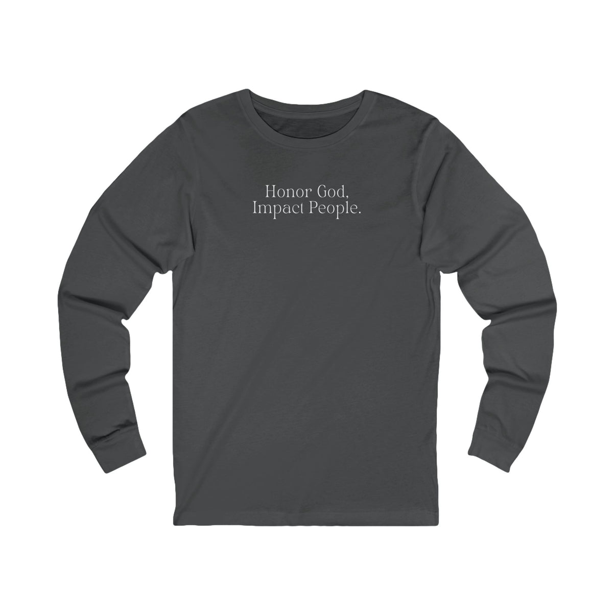 Adult - Premium Long Sleeve Tee Honor God Impact People - FAC Aurora