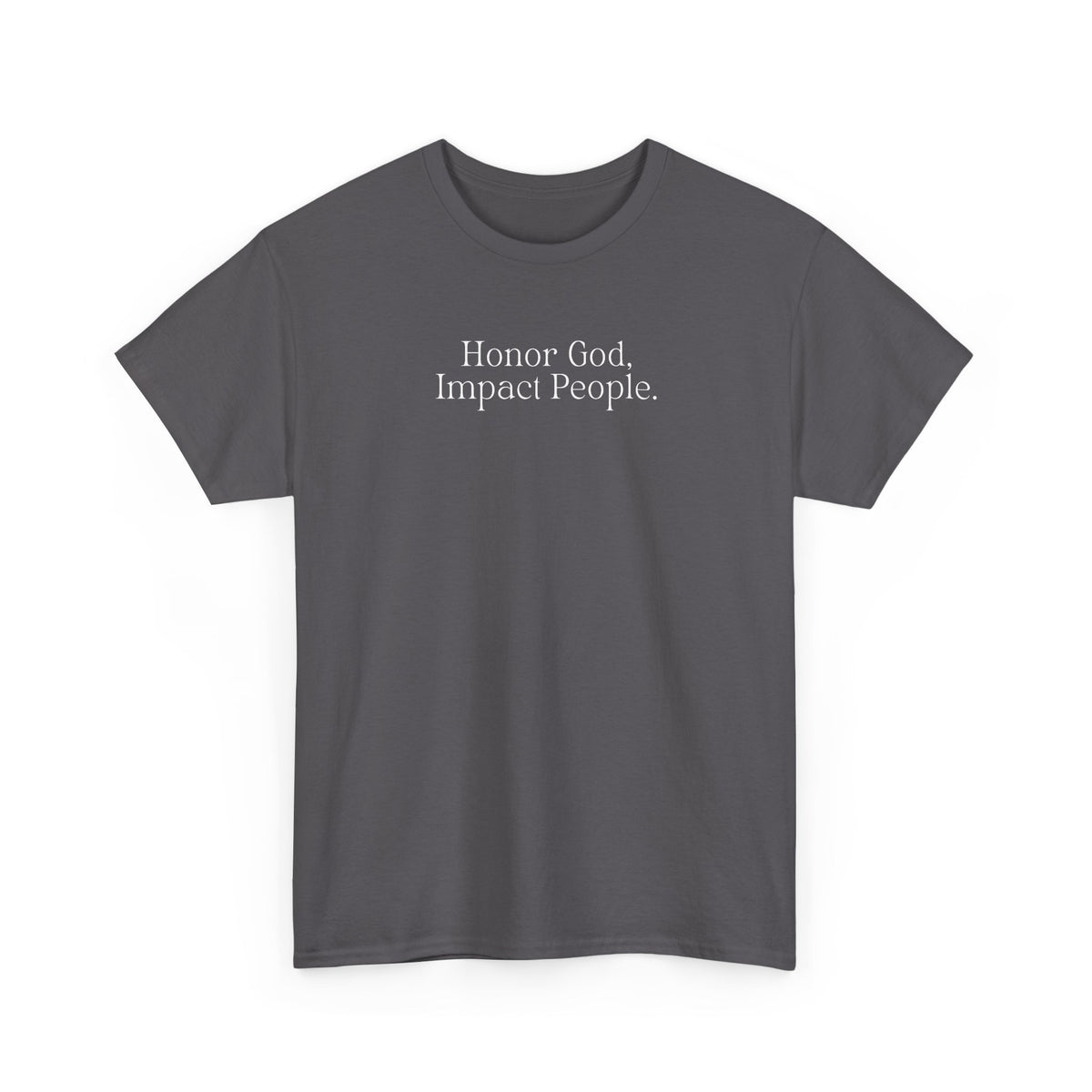 Adult - Honor God, Impact People Basic T-Shirt - FAC Aurora