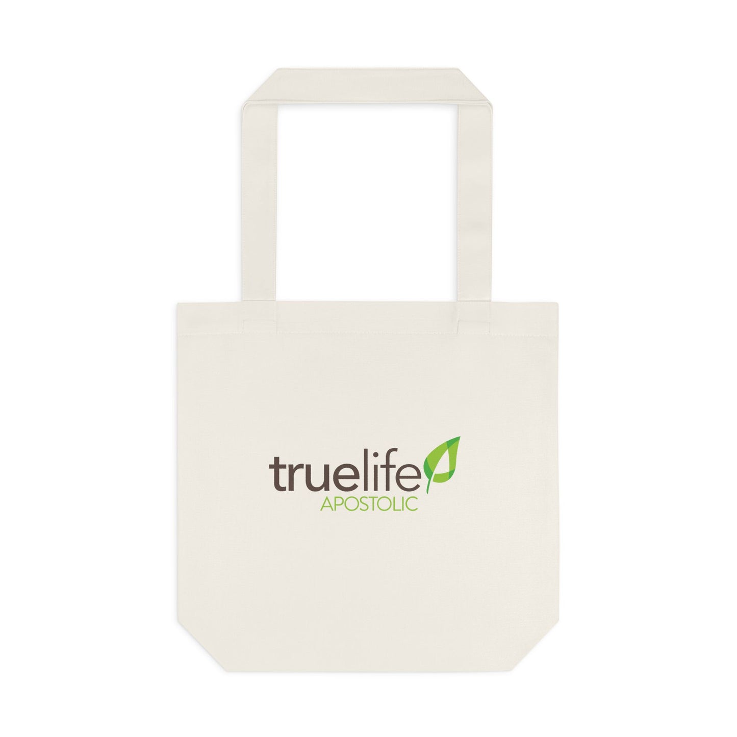 Truelife Apostolic Cotton Tote Bag - Eco-Friendly Grocery & Church Tote with Leaf Logo