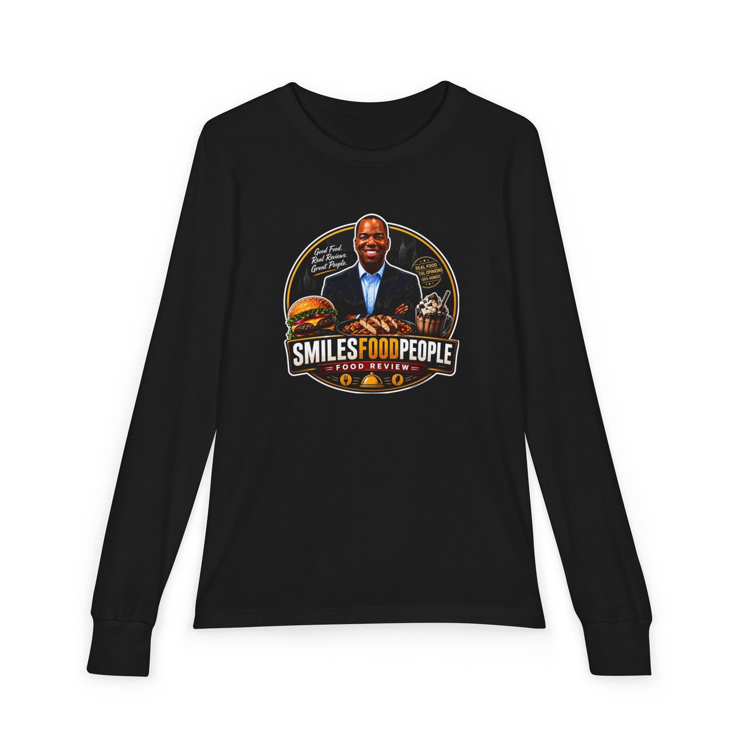 Youth - Long Sleeve Tee - Ksmiles Food People