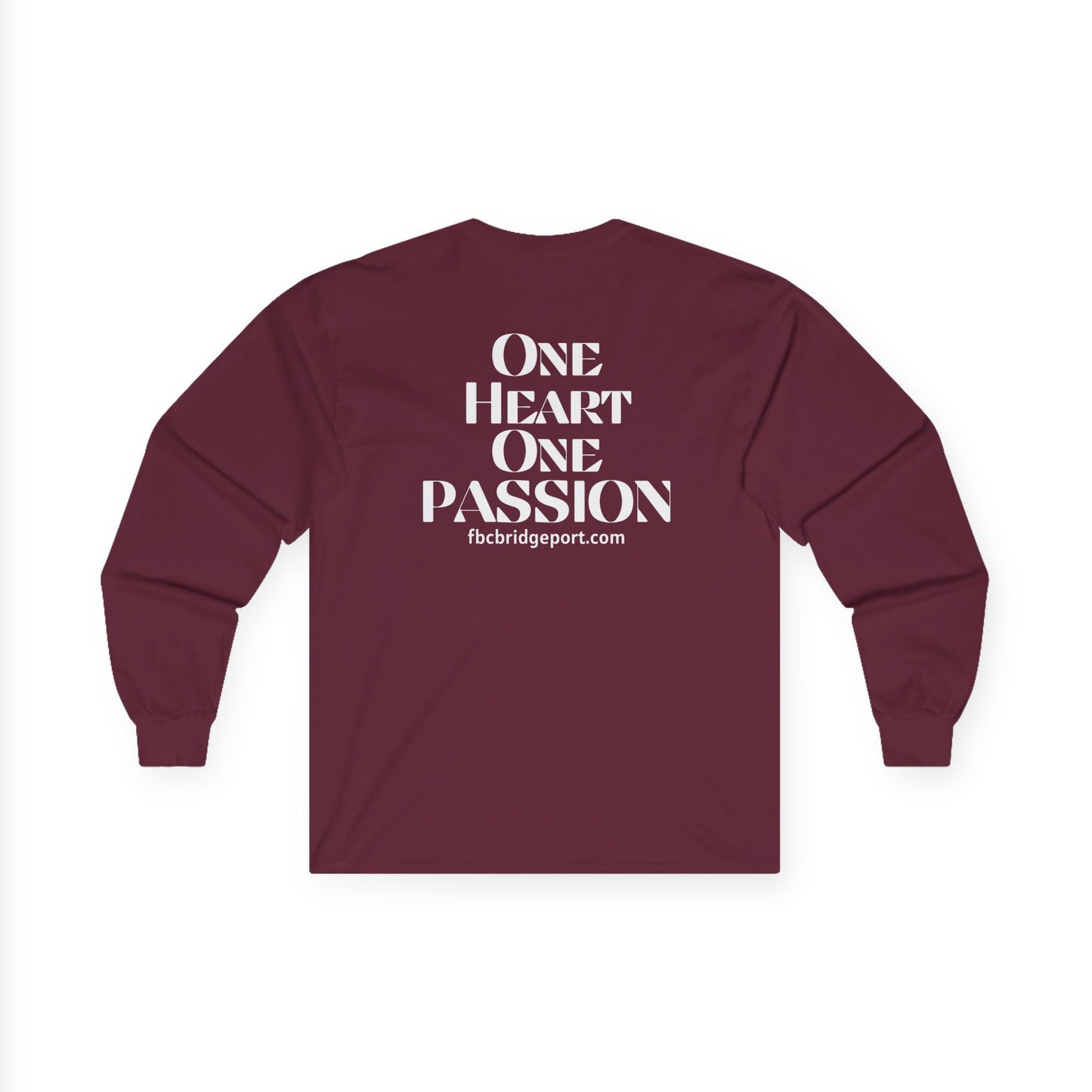 Adult - Basic Long Sleeve Tee - One Heart One Passion